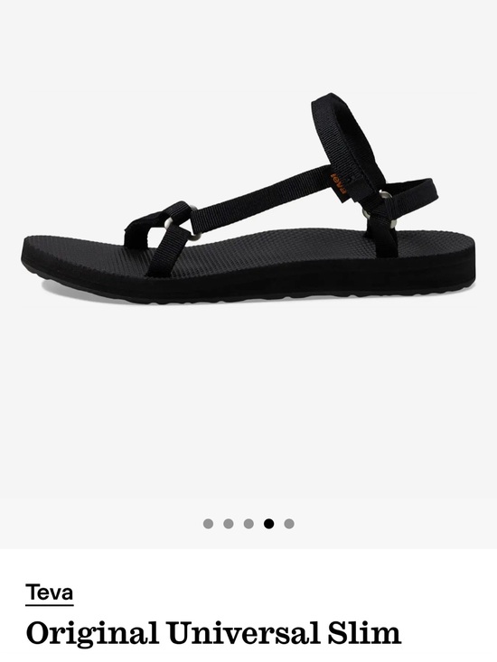 Shoes - Teva Original universal slim women’s sandal black size 8